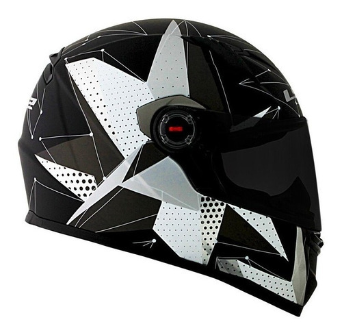 Capacete Ls2 Ff358 Brilliant Preto Cinza Black Titanium Cor Preto-fosco Tamanho do capacete 56