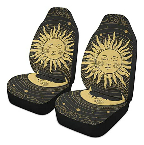 Accesorios De Cubierta De Alaza Crescent Sun Moon Face Boho 