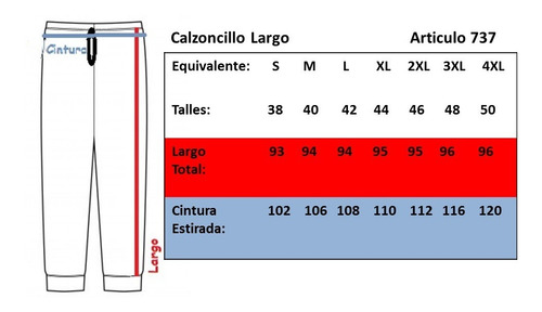 Imagen 2 de 5 de Calzoncillo Largo Interlok Negro Excelente Calidad