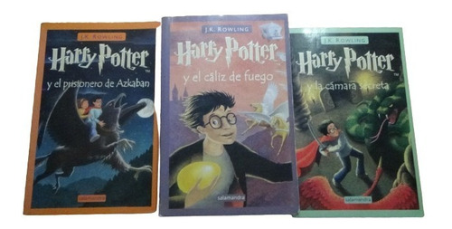 Saga Harry Potter Los Tres Libros J K Rowling 