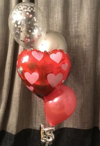 Globos Con Helio Y Decoraciones. Cajas Sorpresa