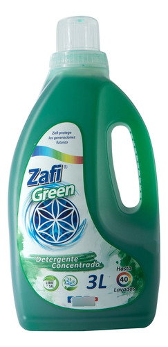 Detergente Zafi Green Concentrado 3litros