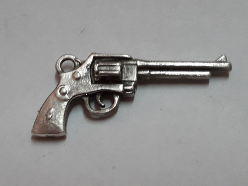 Dije Revolver Plata