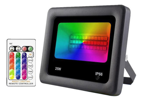 Lámpara De Proyección Exterior Flood Rgb Wedding Controller