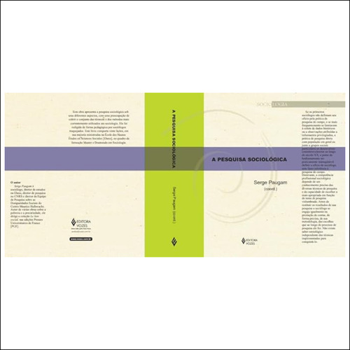 A Pesquisa sociológica, de Weber, Florence. Sociologia Editorial Editora Vozes Ltda., capa mole, edição 1° edición em português, 2015