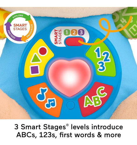 Peluche Musical Fisher-price: Aprendizaje Con Luces Y Sonido