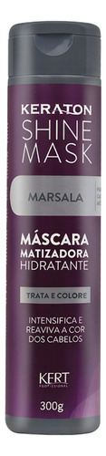 Kert Keraton Shine Mask Máscara Matizadora Marsala 300g