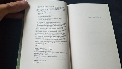 La Vida De Mi Padre Raymond Carver Norma Literatura (Usado)