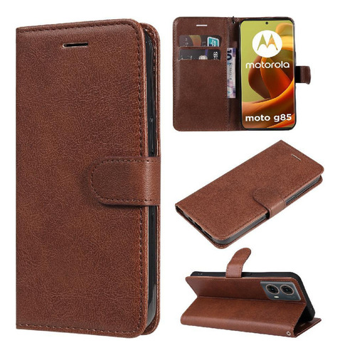 Funda Abatible Para Motorola Moto G85 Cartera De Negocios