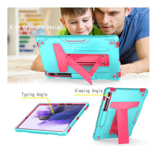Funda Protectora Para Samsung Tab S8 S7 Con Soporte Para Pc