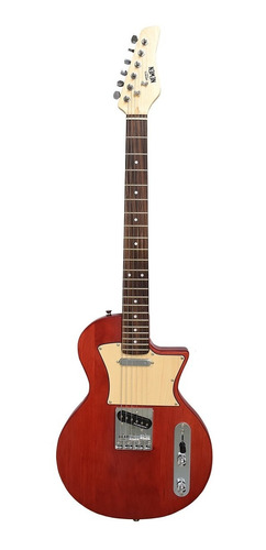 Guitarra Eléctrica Newen Frizz Red Wood Cuerpo Lenga Maciza