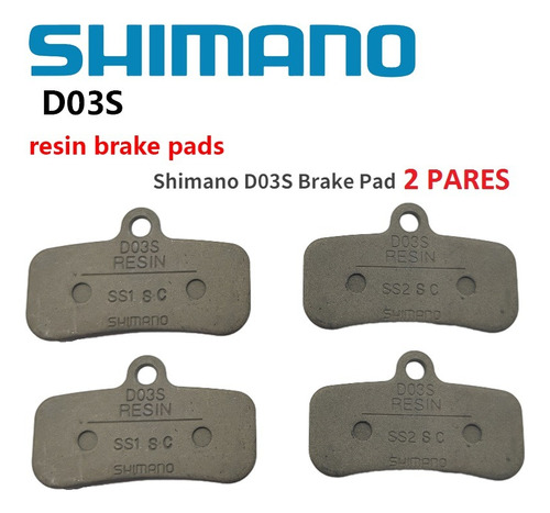 2 Pares De Balatas Shimano D03s Original Sin Caja