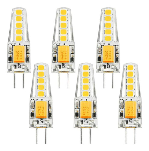 Lxcom Lighting 2w G4 Base Led Bombilla 12v Ac Dc (6 Halogena