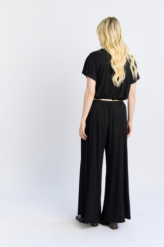 Pantalón Mujer Palazo Amplio Extra Comodo Caida Liviana