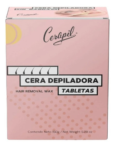 Cera Depiladora Cerapil Repuesto Para Fundidor Tabletas 150g