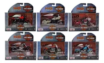 Comprar Motos Harley Davidson Series 40 Esc 1:18  Set 6 Pzs. Maisto 1953 Fl Hydra Glide-1999 Flhr Road King-2015 Harley Davidson Street 750-2016 Breakout-2018 Cvo Road Glide-xr750