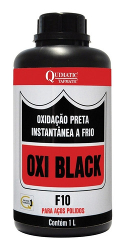 Oxi Black F10 Oxidação Negra Preta Instantânea A Frio