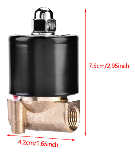 2w025-08 G1/4 110v Ac N/c Eléctrico De Latón Normalmente Cer