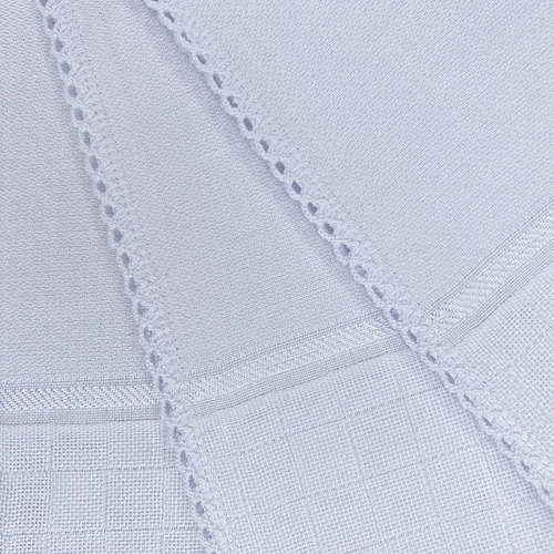 Imagem 2 de 3 de Kit 2 Fralda Banho Mabber Estrela Quadriculada 80x80 Crochê