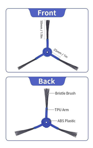 Neutop Cepillo Lateral De Repuesto Para Eufy Robovac L70 Hyb