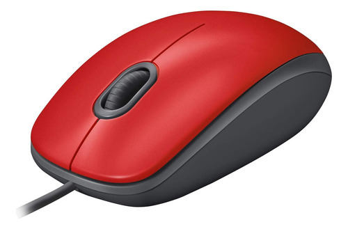 Logitech M110 Ratone Usb Óptico 1000 Dpi Rojo - Ratón (ambid