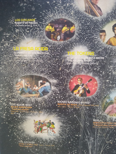 Lp Hits Explosivos Fresa Acida/tokens/los Chicanos Etc 1971 (Usado)