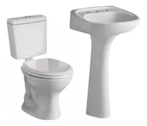Comprar Juego De Sanitarios Baño Inodoro Tapa Mochila Lavatorio
