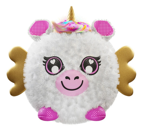 Pelucia Inflável Biggies Unicornio Multikids Cor Branco