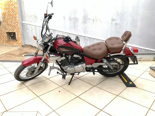 Yamaha Virago Xv250 Custom + Bauletos Bult + Bancos Novos