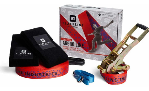 Kit Cuerda Cinta Equilibrio Slackline Rebote Profesional Tru