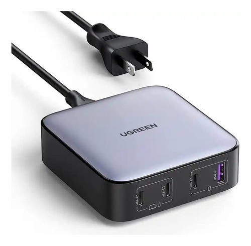 Cargador Ugreen 100w 3 Usb-c, 1 Usb-a, Gan, Pc, Mac, iPhone