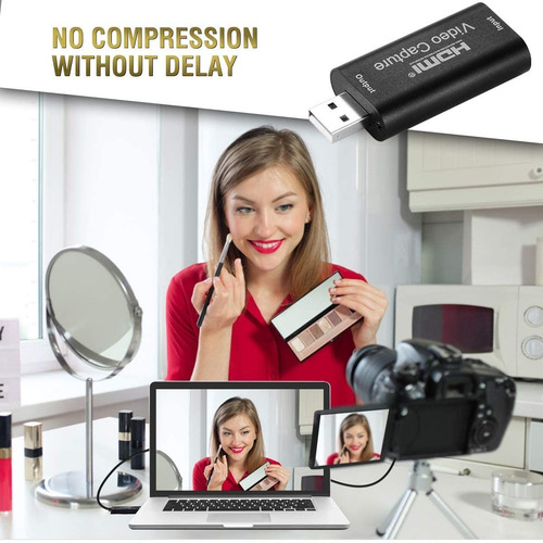 Tarjeta De Captura De Video Y Audio Hdmi A Usb 1080p Usb 2.0