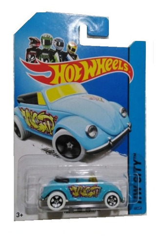Hot Wheels Volkswagen Beetle Azul Convertible