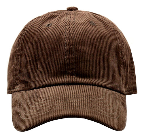 Gorra De Pana Sólida 100% Algodón Vintage Unisex Béisbol