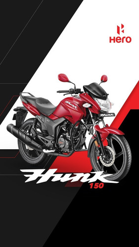 Imagen 8 de 20 de Hero Hunk 150 Kova Motor Mejor Precio Contado En Lanus