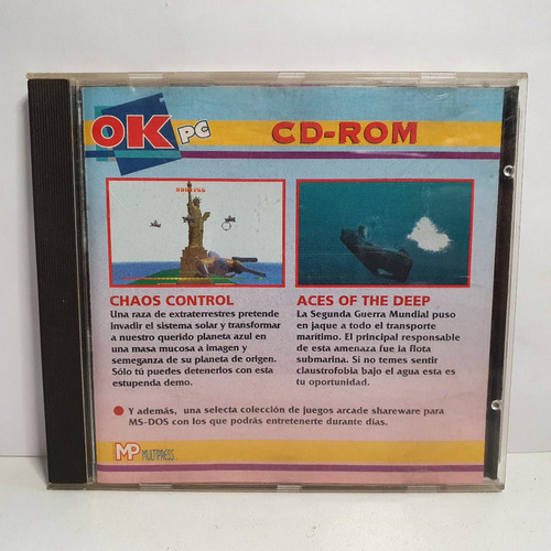 Cd Rom Disco Original V - Revista Ok Pc - Año 1995