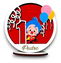 Comprar 20 Souvenirs Cumpleaños\u002Fañito, Numero Plim Plim Personajes