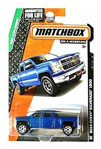 Matchbox Mbx Explorers 2014 Chevy Silverado 1500 Azul # 118/