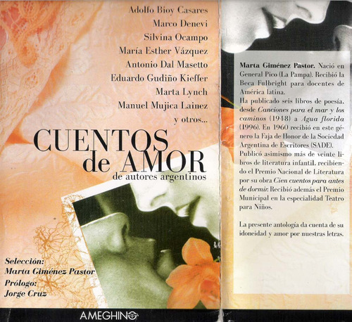 Cuentos De Amor De Autores Argentinos- Vea Autores Y Titulos