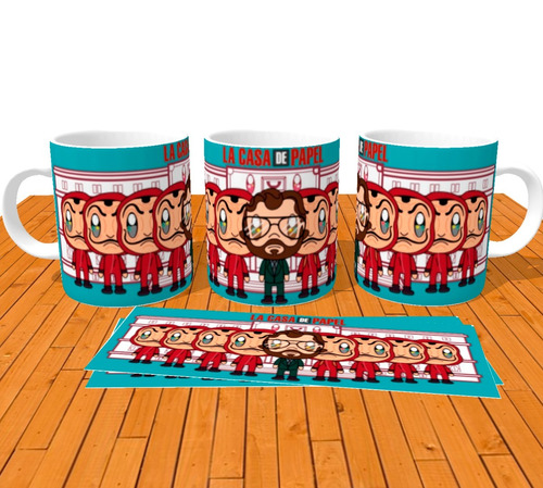 Caneca La Casa De Papel Netflix 2 + Frete Grátis