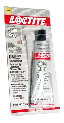 Silicón RTV gris anticorrosivo marca Loctite