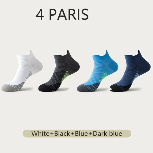 4 Pares De Calcetines Deportivos De Verano Para Hombre, De S
