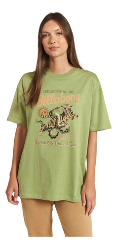 Remera Billabong Mujer Manga Corta Wild Dance