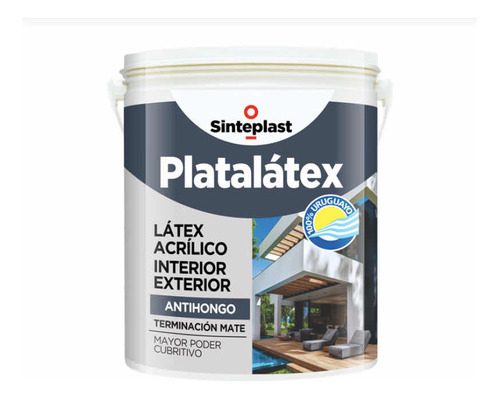 18l  Pintura Latex Interior Exterior - Sinteplast Platalatex