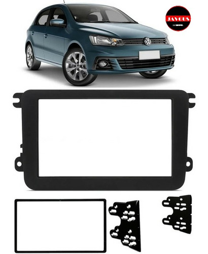 Marco Frente Adaptador 2 Din Vw Vento Amarok Passat Gol G7