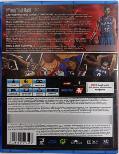 Jogo Nba 2k15 Ps4 Físico Usado Com Manual (Usado)