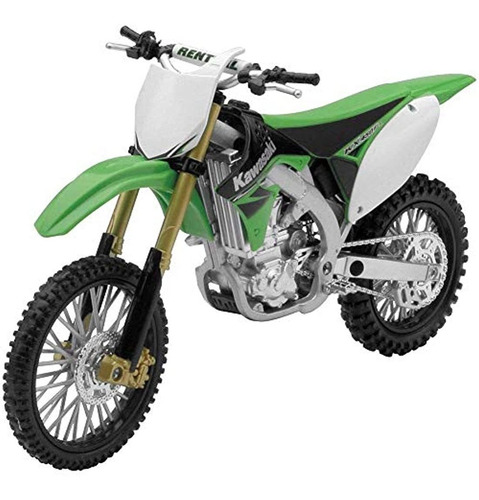 Nuevo Ray Kawasaki Kx450 F Modelo - Escala 1: 12 / Verde