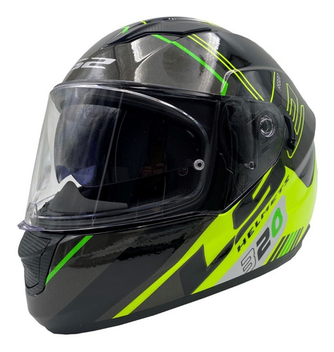 Casco Moto Integral Ls2 320 Stream Evo Sche Doble Visor