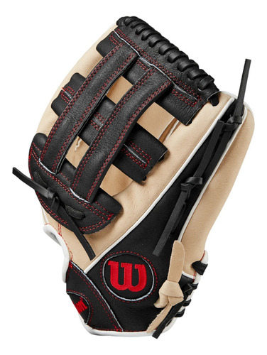 Guante De Beisbol Wilson A450 12in Derecho Color Negro/paja
