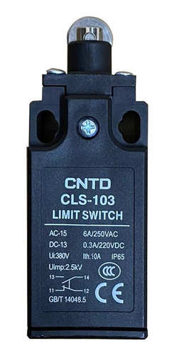 Interruptor De Límite Con Rodaja 15 Amp  Cls-103  Cntd 